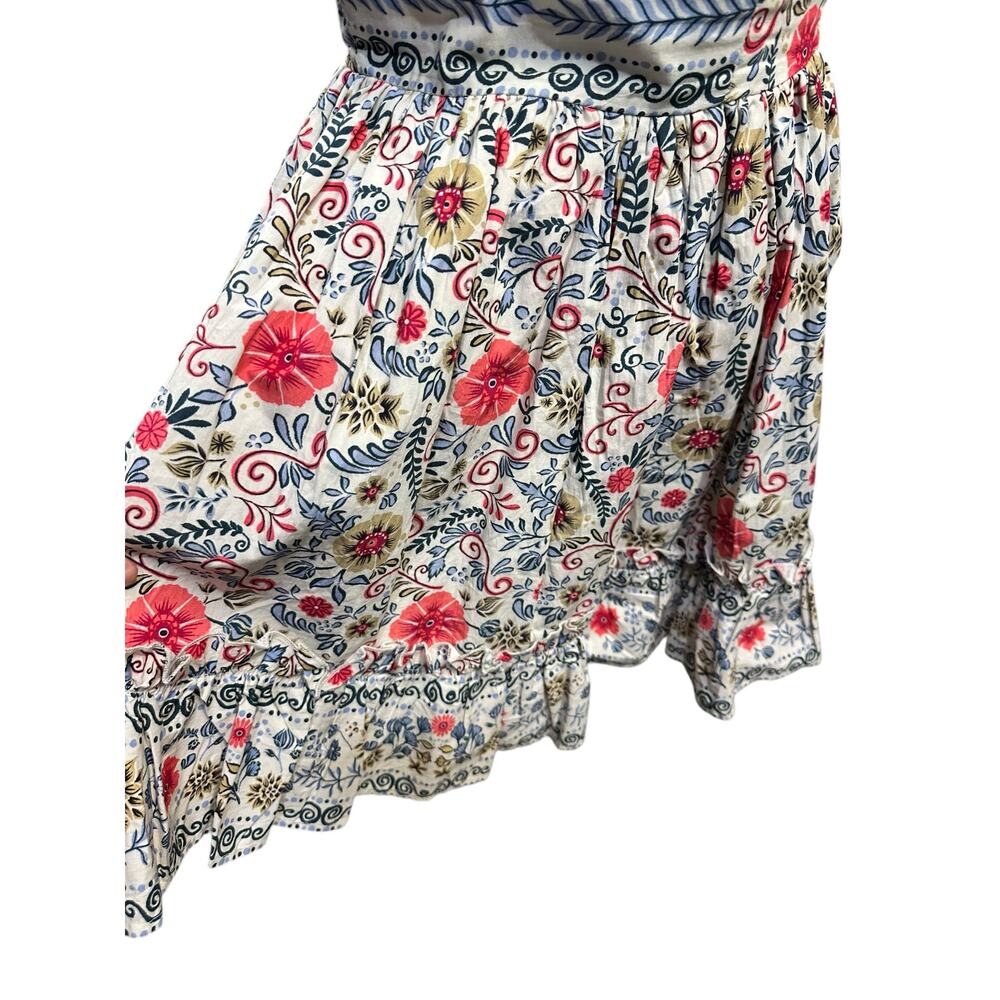 Anthropologie Floral Strapless Mini Dress - Multicolor - Picture 7 of 8